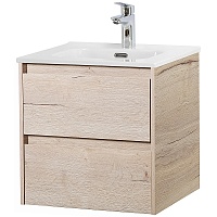 BelBagno Тумба под раковину Kraft 50 подвесная Rovere Galifax Bianco