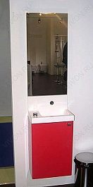 Jacob Delafon Тумба с раковиной "Pop Laminar 40" L красная – фотография-4