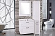 ASB-Woodline Мебель для ванной Прато 70 белый/патина серебро, массив ясеня – фотография-18