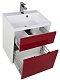 Aquanet Тумба с раковиной "Латина 60" бордо 2 ящика (179938) – картинка-9