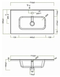 BelBagno Тумба с раковиной Kraft 39 70 напольная Bianco Opaco – фотография-7