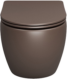 Grossman Унитаз подвесной Color GR-4411BRMS коричневый матовый – фотография-2