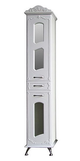 Атолл Шкаф-пенал "Мастер и Маргарита" белый – фото-1