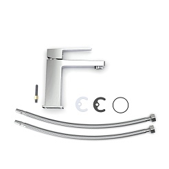 Tokito Смеситель для раковины AKARI хром TOK-AKA-1011 – фотография-3