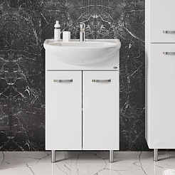 Onika Тумба под раковину Коралл 55 белая – фотография-3