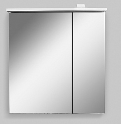 Am.Pm Зеркало-шкаф Spirit 2.0 60 R, белый глянец – фотография-2