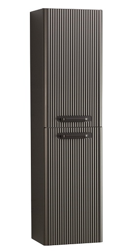 BelBagno Шкаф подвесной Due 40/150 оружейная сталь ручки Матовый тёмный никель – фото-1