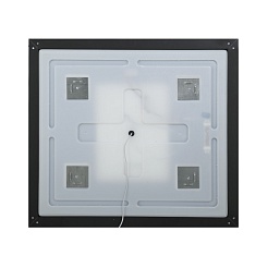 BelBagno Зеркало SPC-KRAFT-800-800-SENS-NERO – фотография-5