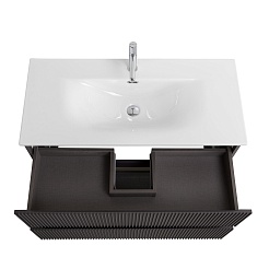 BelBagno Тумба под раковину Uno 100 подвесная Темно-Серый матовый – фотография-10