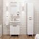 Onika Мебель для ванной Харпер 50.10 белая глянцевая/мешковина – фотография-16