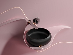 Ceramicanova Мебельная раковина Element 36 CN6050MB чёрный матовый – фотография-2