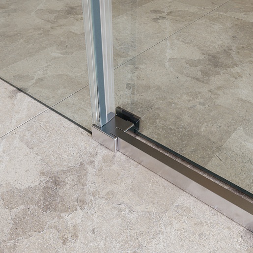 BelBagno Душевая дверь в нишу Soft Close-1 SOFT_CLOSE-1-BF-1-100-C-Cr 100x200 профиль хром стекло прозрачное – фотография-6