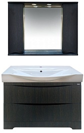 Misty Тумба с раковиной Элвис 105 венге – фотография-4