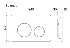 Ceramicanova Подвесной унитаз Mono Rimless с системой инсталляции Balance кнопка Circle хром глянцевый – фотография-9