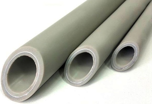 ФД Пласт Труба PPR PN 20 Дн-25 х 4.2 мм (арм. AL) PREMIUM, серая – фото-1