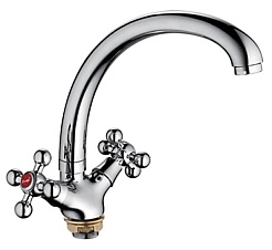 Frap Смеситель для кухни H19 F4219-2 хром – фотография-1