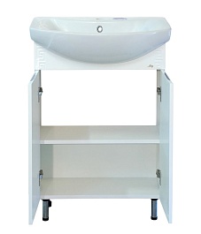 Misty Тумба с раковиной Престиж 70 белая – фотография-3