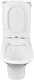 Azario Унитаз-компакт Fretta Square AZ-5121 безободковый с бачком с сиденьем микролифт белый – фотография-23
