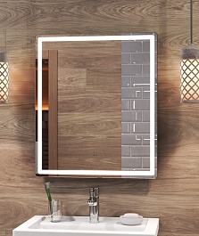 Vigo Мебель для ванной Geometry 2-500 белая/бетон – фотография-7