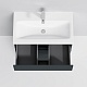 Am.Pm Мебель для ванной Gem S 75 графит матовый, напольная, с 3 ящиками – фотография-22