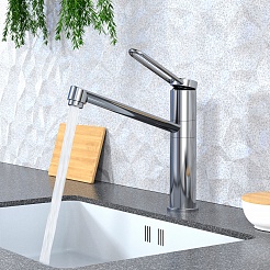 Tokito Смеситель для кухни KANDA хром TOK-KAN-1012 – фотография-8