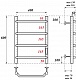 Point Полотенцесушитель электрический П4 400x600 PN06846 хром – картинка-6