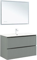 Aquanet Мебель для ванной Джейн (Flat) 100 подвесная мисти грин матовый