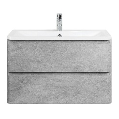 BelBagno Тумба с раковиной Albano 80 подвесная Cemento Verona Grigio – фотография-2