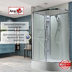 Avacan Душевая кабина 120/80 EM3812LNT прозрачная – фотография-3