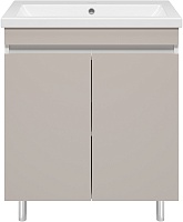 Misty Тумба с раковиной Майна 70 сливки/белая