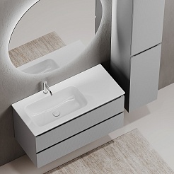 Sancos Тумба под раковину Folk 100 L ergraut soft – фотография-2