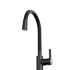 Tokito Смеситель для кухни AISAI чёрный TOK-AIS-1017 – фотография-2