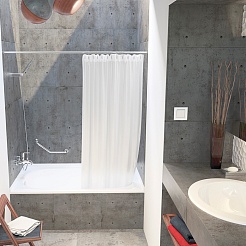 BLB Стальная ванна Europa mini 105/70 B05E22001 с сиденьем с опорами A05EROS30 mini – фотография-2