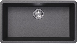Florentina Мойка кухонная Вега 700 черная – фотография-1
