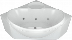 Aquatek Акриловая ванна Эпсилон 150х150 с гидромассажем – фотография-2