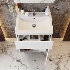 Onika Тумба под раковину Стрим 60.12 (Como) белая – фотография-8