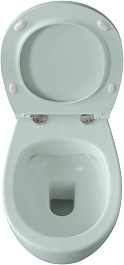 Allen Brau Унитаз подвесной Fantasy 4.11004.MT мятный с крышкой 4.11005.MT – фотография-21
