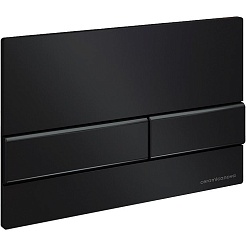 Ceramicanova Подвесной унитаз Balearica Rimless с шумоизоляционной панелью CN1000 с системой инсталляции Envision кнопка Flat чёрный матовый – фотография-5