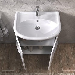 Vigo Тумба под раковину Hoska 60 (Уют) белая – фотография-4