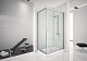 Aquanet  Душевой уголок Alfa 160x90 NAA1131 профиль хром стекло прозрачное – фотография-9