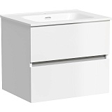 Sancos Тумба с раковиной Urban 60 белый глянец раковина Element 61 CN7001