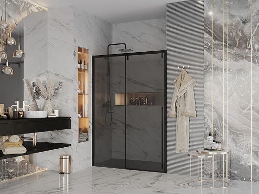 Ambassador Душевая дверь в нишу Intense 130 110022202IBB – фотография-4