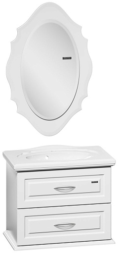  Тумба с раковиной Mero 80 белая – картинка-3