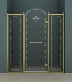 Cezares Душевая дверь в нишу RETRO-A-B-13-150-CP-Br-R – фотография-1