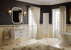 Aqwella Мебель для ванной LaDonna 85 белый глянец – фотография-4