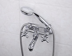 Frap Смеситель для ванны с душем H25 F3025 хром – фотография-1