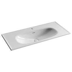 Sancos Тумба с раковиной Code 100 серая платина раковина Sabo 100 CN13003 – фотография-7