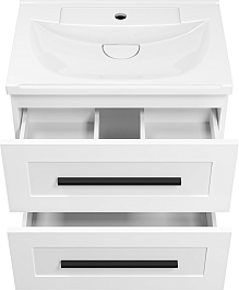 Misty Тумба под раковину Модерн 60 подвесная белая – фотография-4