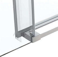 Vincea Душевой уголок Como Soft 130x80 VSR-1CS8013CL профиль хром стекло прозрачное – фотография-5
