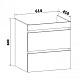 Runo Мебель для ванной Манхэттен 65 серый бетон – фотография-15